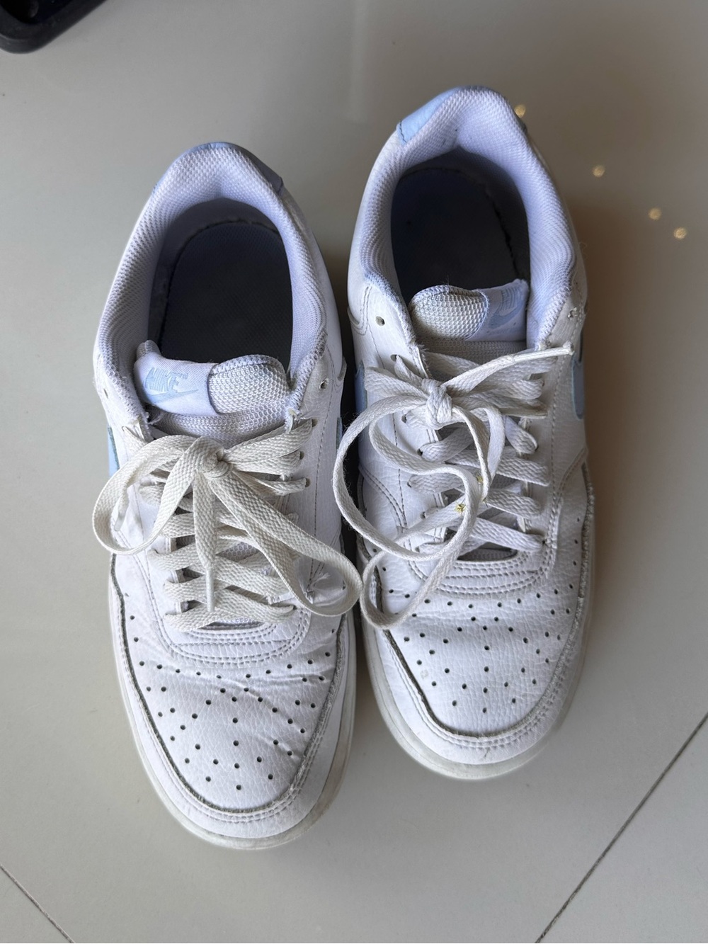 Nike White Low-Top Sneakers